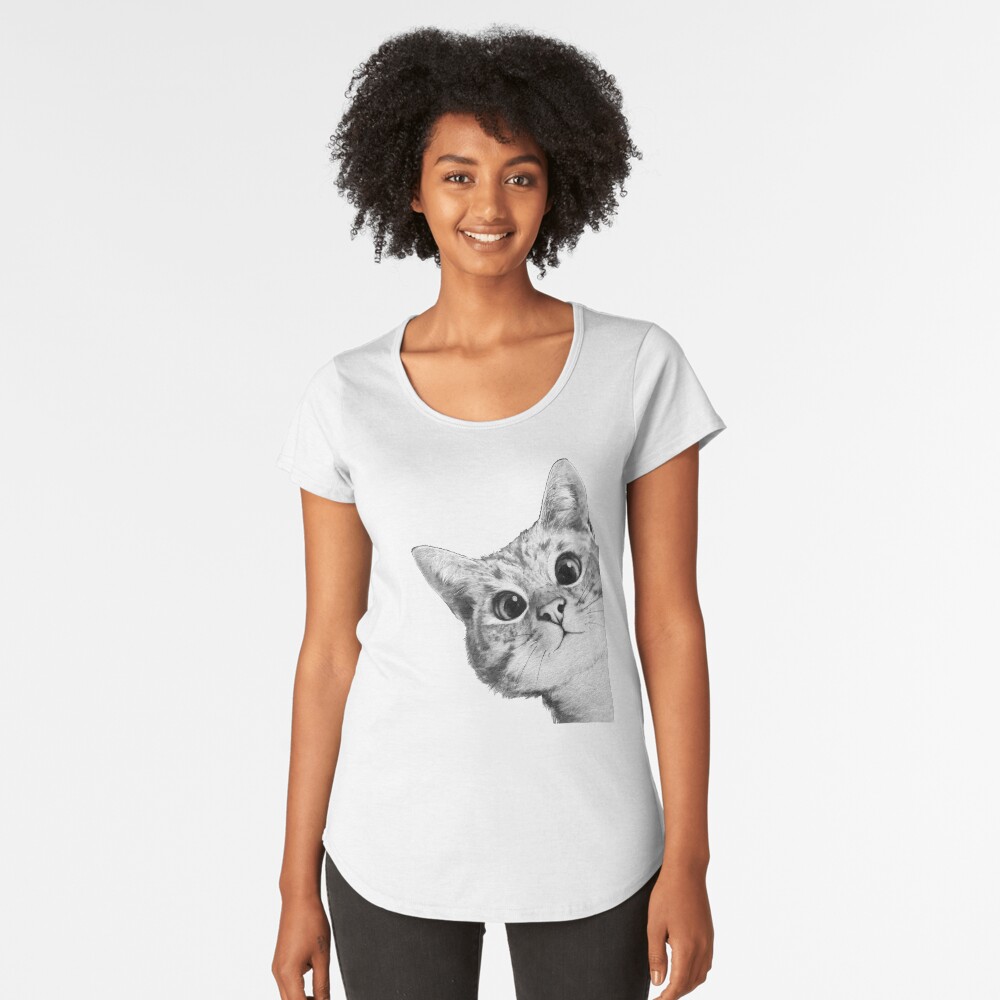 Aperçu de l'œuvre T-shirt premium échancré créée et vendue par lauragraves.