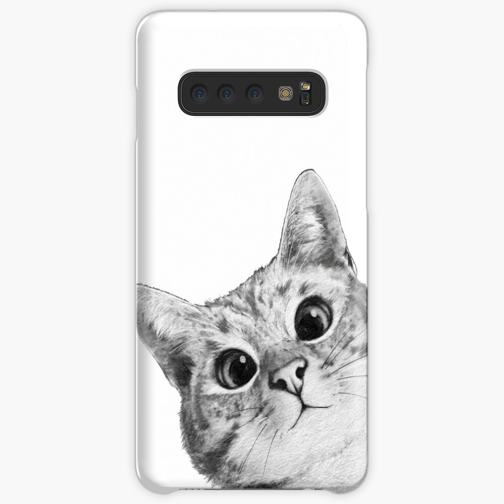 sneaky cat Case & Skin for Samsung Galaxy