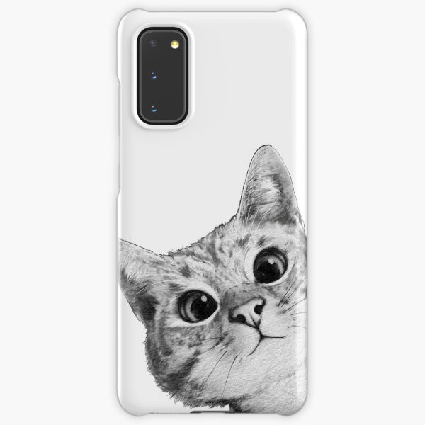 sneaky cat Samsung Galaxy Snap Case