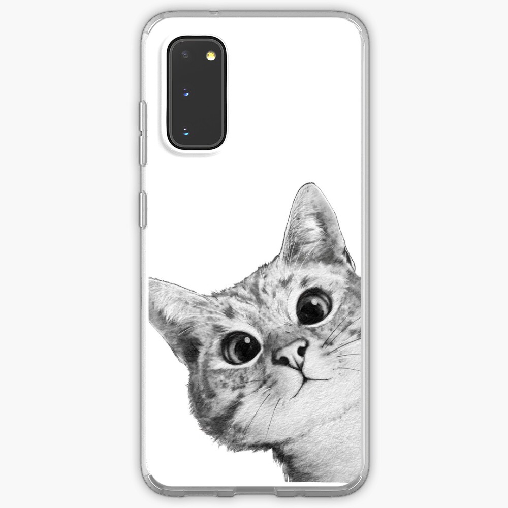 sneaky cat Case & Skin for Samsung Galaxy