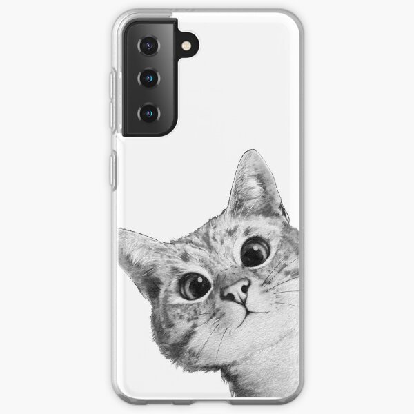 gato astuto Funda blanda para Samsung Galaxy