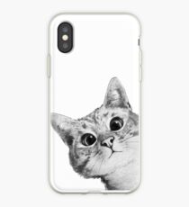 Vinilo o funda para iPhone gato furtivo