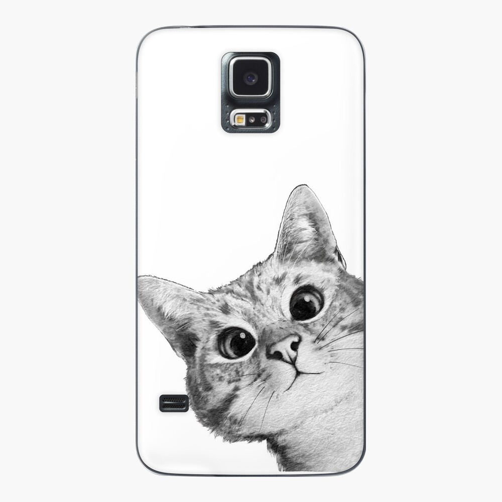 sneaky cat Case & Skin for Samsung Galaxy