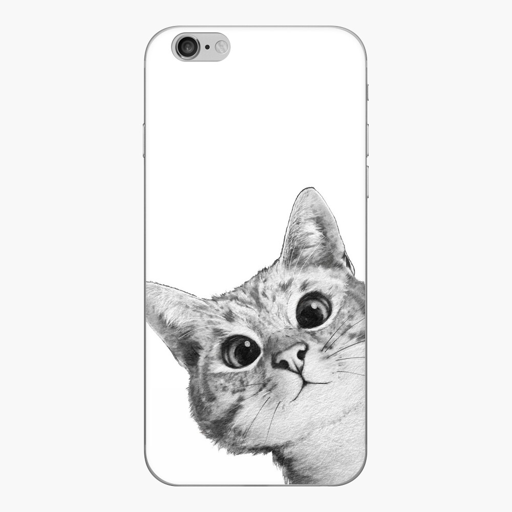 sneaky cat iPhone Skin