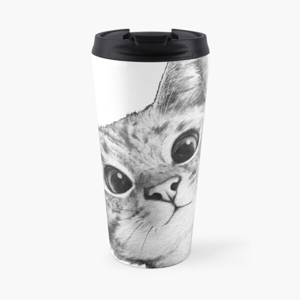 sneaky cat Travel Mug