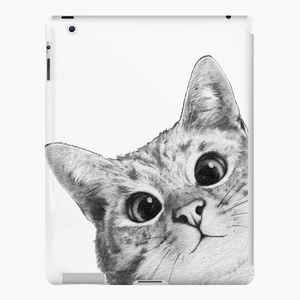 sneaky cat iPad Case & Skin