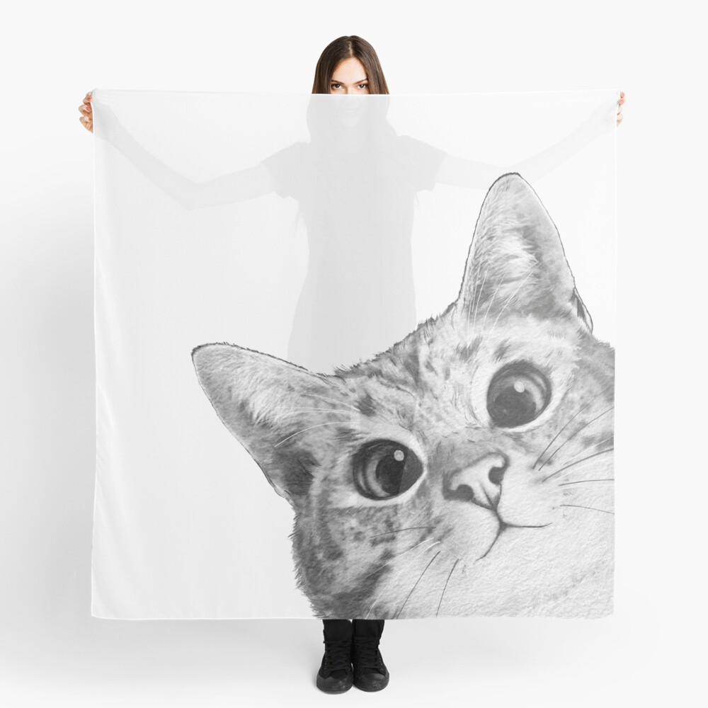 sneaky cat Scarf