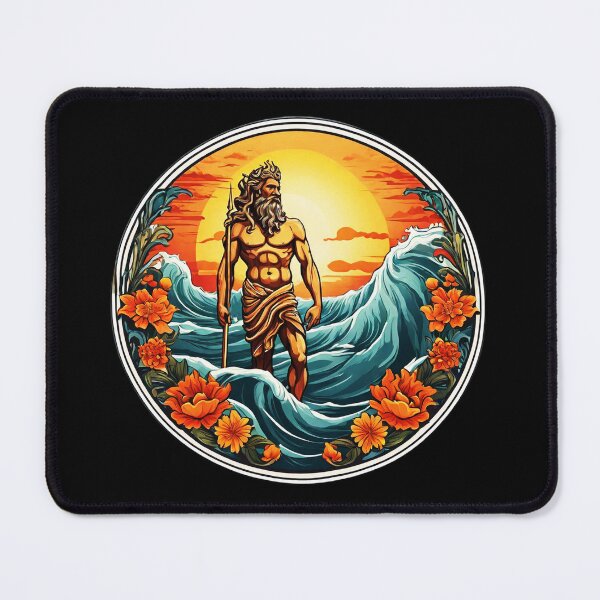 Item preview, Hawaii Waves Greek God Poseidon and Hawaii Orchids designed and sold by NautiChic.
