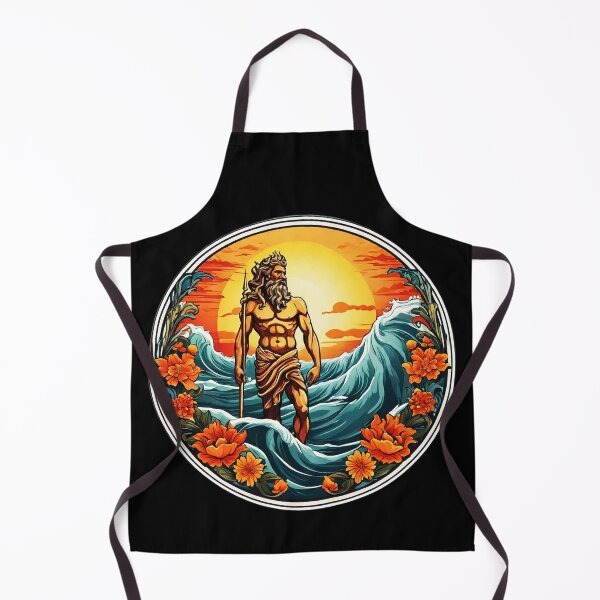 Item preview, Hawaii Waves Greek God Poseidon and Hawaii Orchids designed and sold by NautiChic.