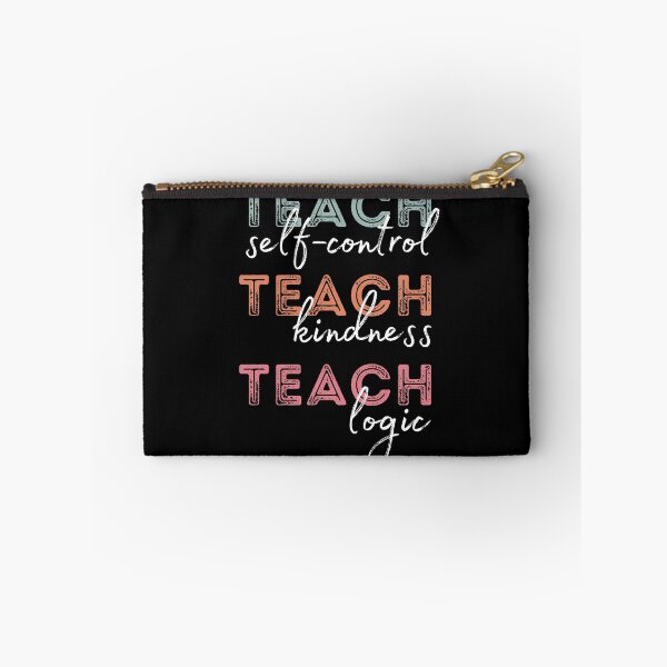 Item preview, Teach Self-Control Teach Kindness Teach Logic Men & Women designed and sold by DesignByJMc.