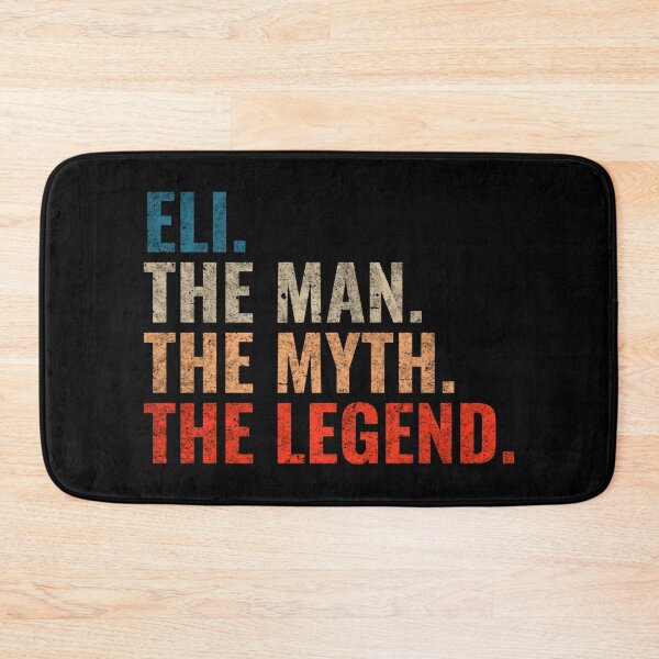 Item preview, Eli The Man The Myth The Legend Eli Name Retro 70s distress designed and sold by Teelogic.