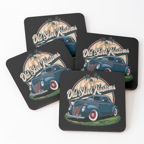 Item preview, Old skool kustoms - Hot rod oldschool - Oldschool automobile - smokin' hot rod - American oldschool designed and sold by JansenGS.