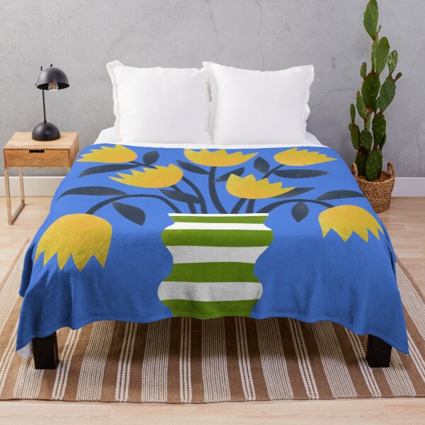 Item preview, Yellow tulips - graphic floral illustration by Cecca Designs designed and sold by Cecca-Designs.