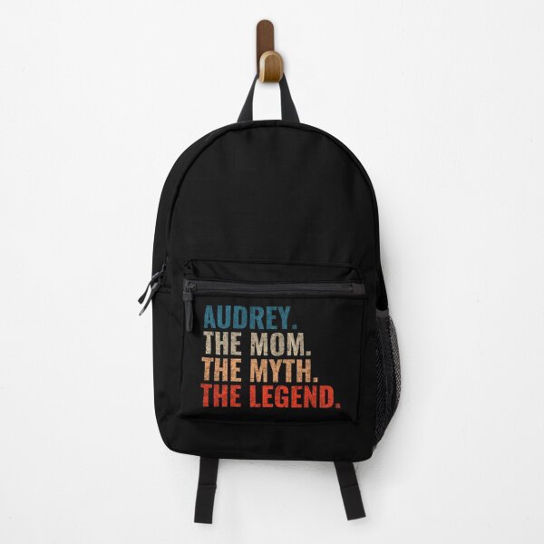 Item preview, Audrey The Mom The Myth The Legend Audrey Name Retro 70s distress designed and sold by Teelogic.