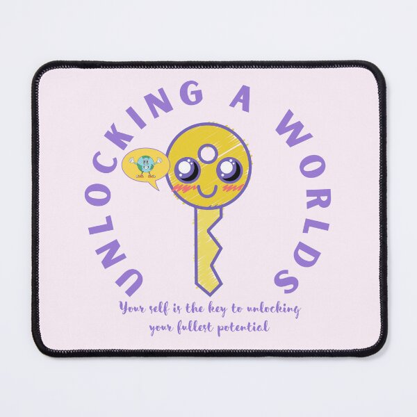 Item preview, Unlocking a worlds : Yourself is the key to unlocking your fullest potential designed and sold by Peerless-Prime.