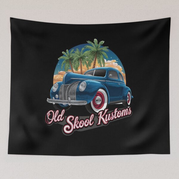 Item preview, Old skool kustoms - Hot rod oldschool - Oldschool automobile - smokin' hot rod - American oldschool designed and sold by JansenGS.