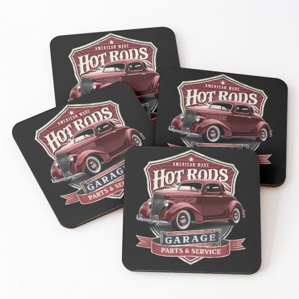 Item preview, Old skool kustoms - Hot rod oldschool - Oldschool automobile - smokin' hot rod - American oldschool designed and sold by JansenGS.