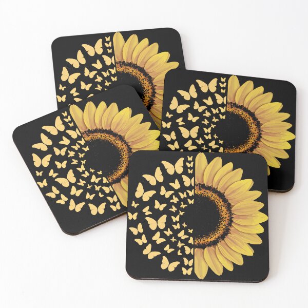 Item preview, Sunflower and Butterflies Nature's Harmony designed and sold by Quirky Shirts.