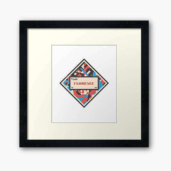 Item preview, Florence Art Deco Luggage Label designed and sold by designkitsch.