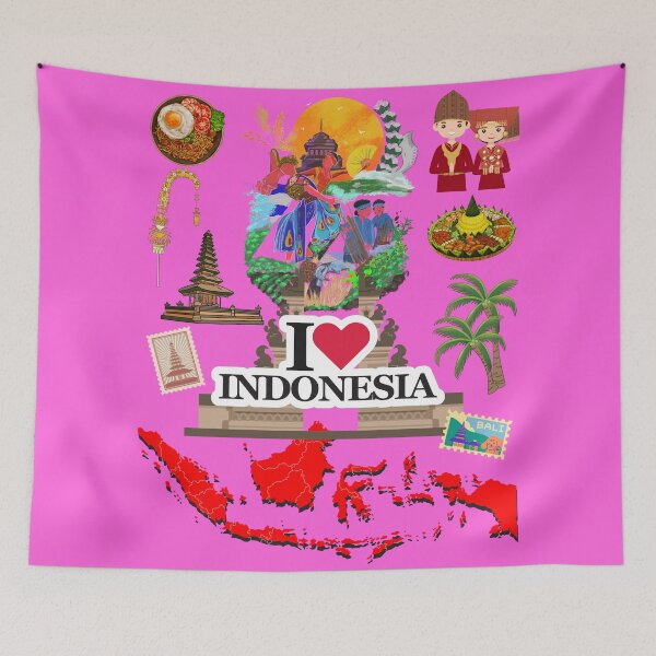 Item preview, I Love Indonesia designed and sold by AbeeRedB.
