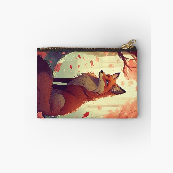 Item preview, Enchanted Sakura Forest - Fox Illustration designed and sold by EmeraldeaArt.