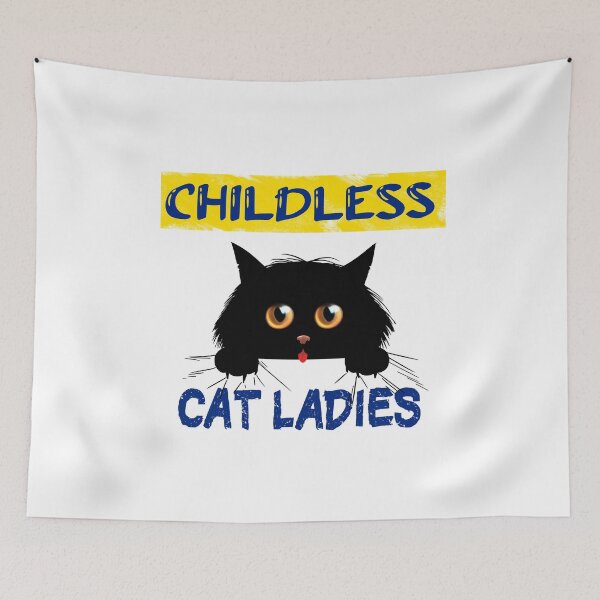 Item preview, Childless Cat Lady  designed and sold by missoumart.