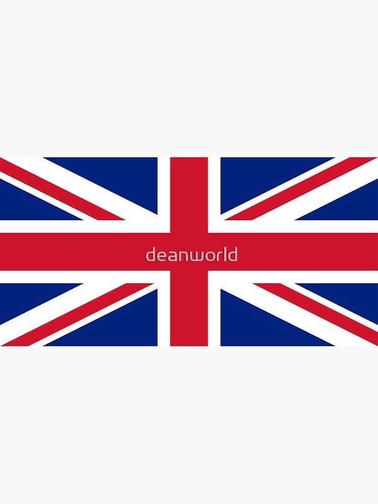 Thumbnail 3 of 3, Sticker, United Kingdom Flag - Union Jack T-Shirt designed and sold by deanworld.