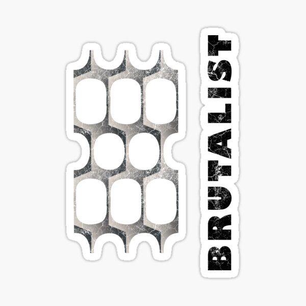 Item preview,  Brutalism Classic / Brutalist architecture designed and sold by XTSTUDIOART.