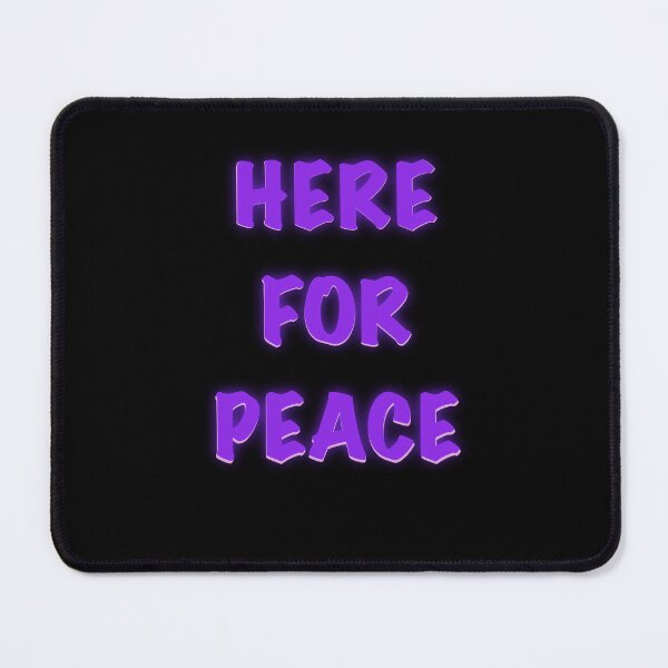 Item preview, Here For Peace Back of Shirt Design designed and sold by Bridget Beswick.