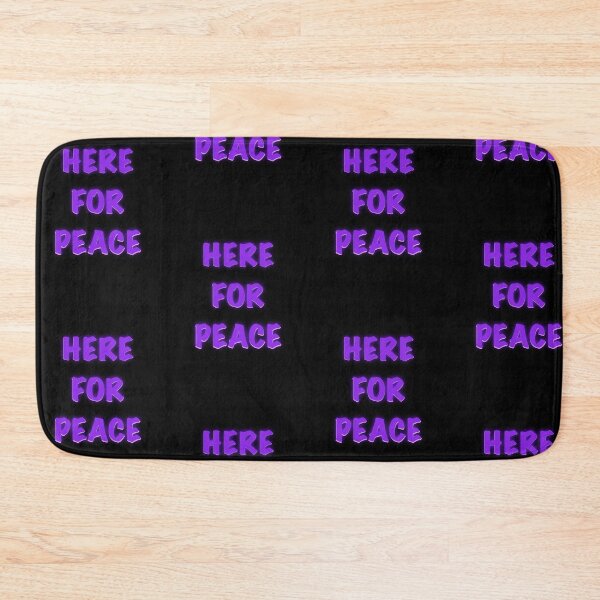 Item preview, Here For Peace Back of Shirt Design designed and sold by Bridget Beswick.