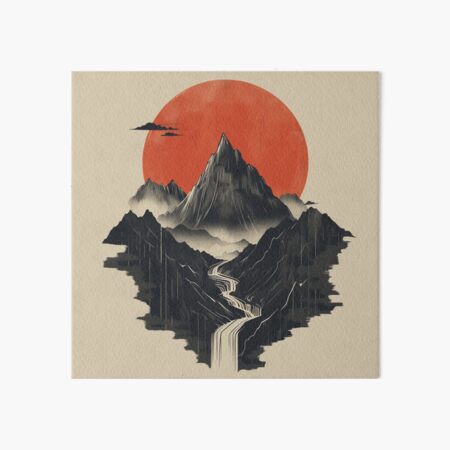 Item preview, Majestic Mountain Illustration designed and sold by AIStudioProject.