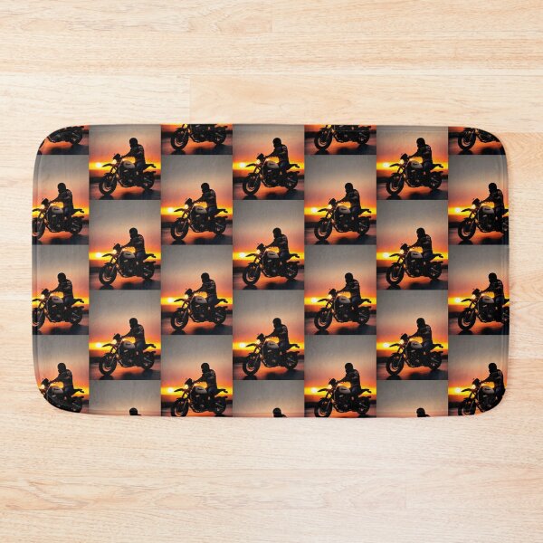 Item preview, Sunset Motorcycle Ride: Tranquil AI Art Lifestyle Gear designed and sold by ThrottlePixels.