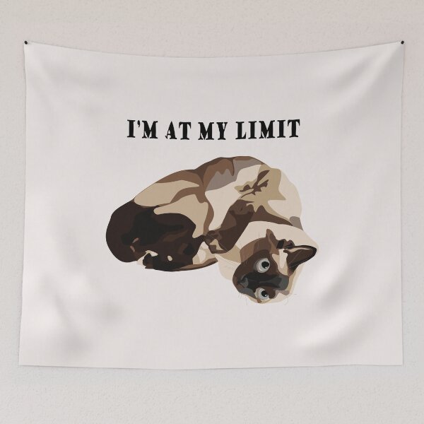 Item preview, I'm at my limit Cat designed and sold by alexiia54.