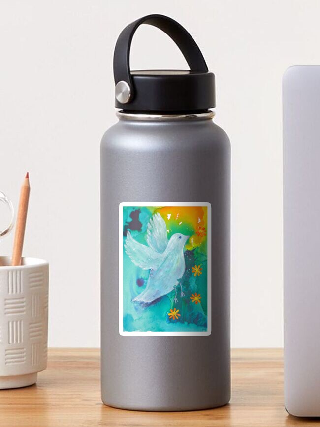 Thumbnail 1 of 3, Sticker, Magical Dove Art Merchandise designed and sold by StarBlossom74.