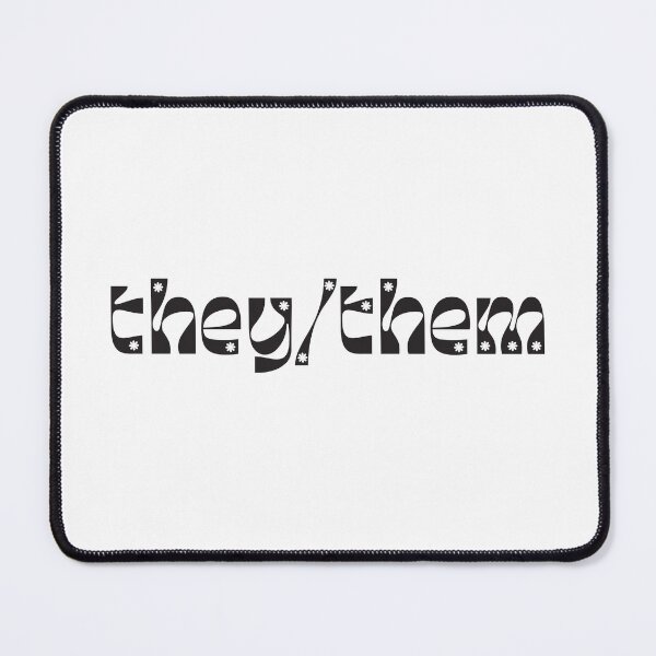 Item preview, they/them pronouns designed and sold by alevealev.