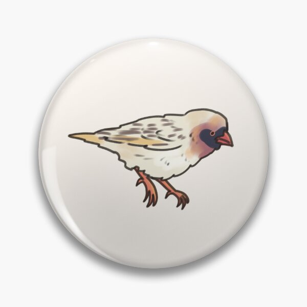 Item preview, Cute Red-billed Quelea Illustration  designed and sold by Artofmayara.