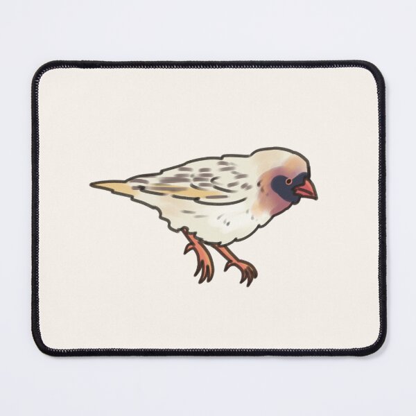 Item preview, Cute Red-billed Quelea Illustration designed and sold by Artofmayara.
