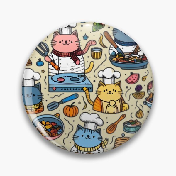 Item preview, Cat Chefs in the Kitchen - Adorable Cartoon Art designed and sold by beyazart.