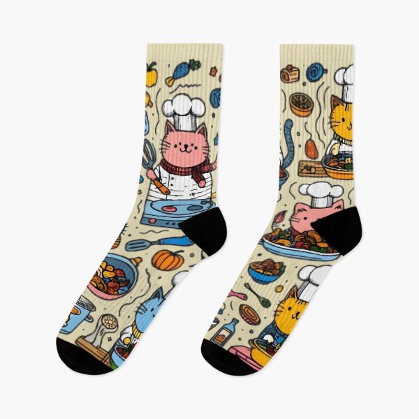 Item preview, Cat Chefs in the Kitchen - Adorable Cartoon Art designed and sold by beyazart.