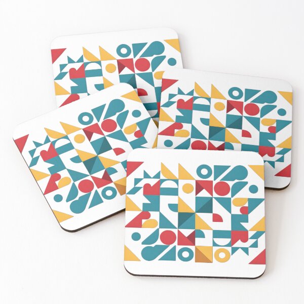 Item preview, Playful Geometric Colorful Coffee Mug Design designed and sold by JoyfulDesigns9.