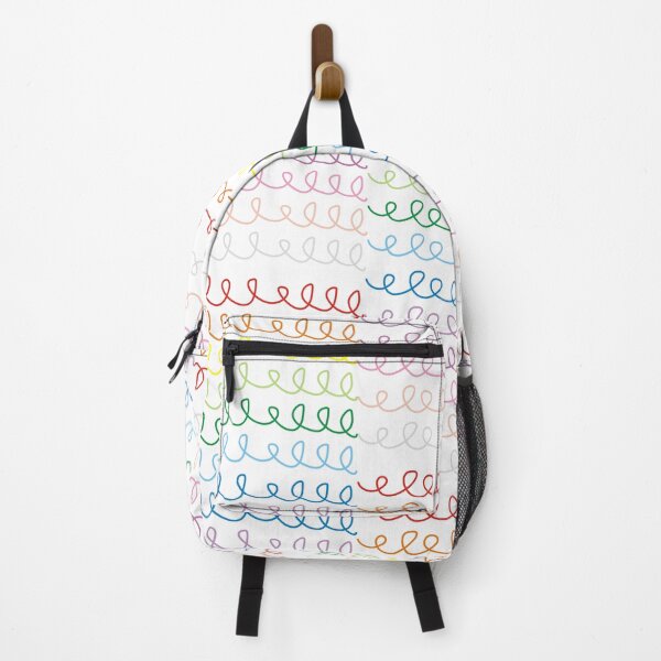 Item preview, Back to school | Notebook | backpack | vibrant | abstract | watercolor painting designed and sold by RedCircleArt.