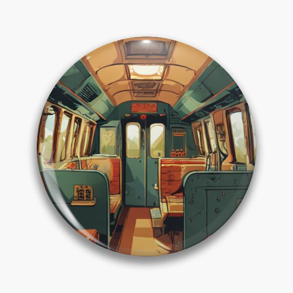 Item preview, Vintage Train Cabin: Retro Illustration designed and sold by susshop214.