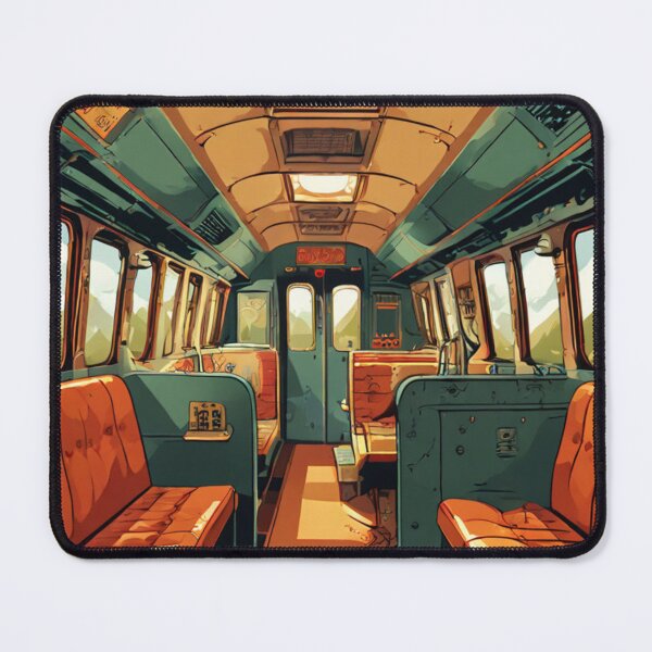 Item preview, Vintage Train Cabin: Retro Illustration designed and sold by susshop214.