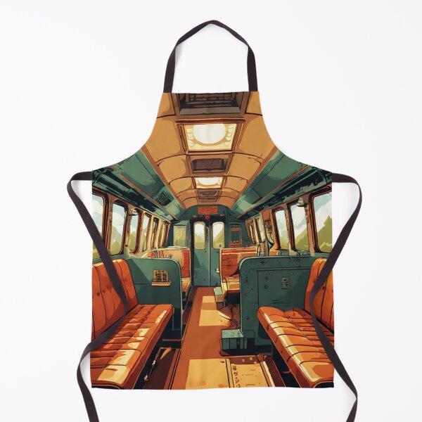 Item preview, Vintage Train Cabin: Retro Illustration designed and sold by susshop214.