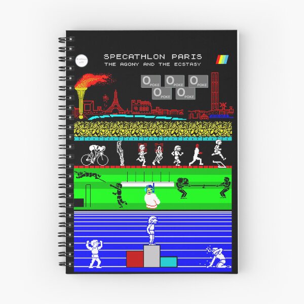 Item preview, Specathlon Paris - ZX Spectrum Computer Game Art designed and sold by 8bitterpill.