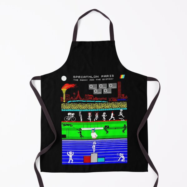 Item preview, Specathlon Paris - ZX Spectrum Computer Game Art designed and sold by 8bitterpill.