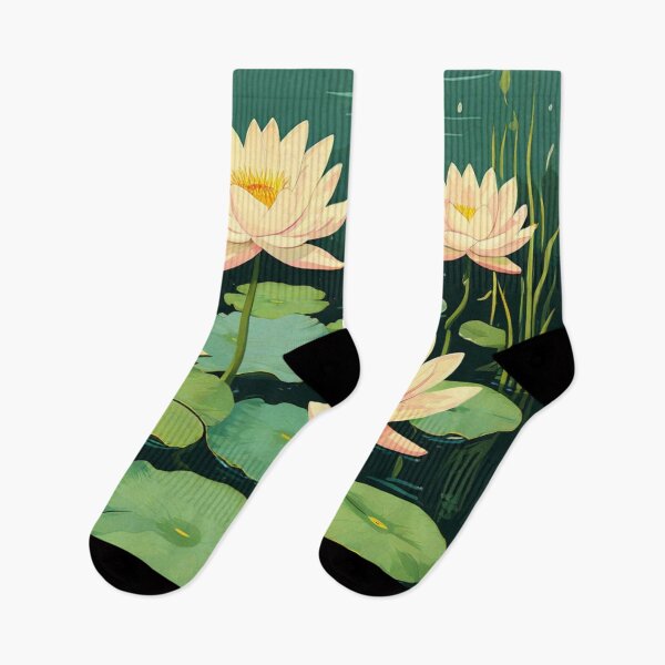 Item preview, Vintage Waterlilies: Retro Botanical Illustration designed and sold by susshop214.