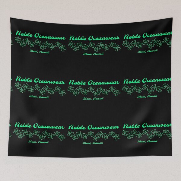 Item preview, Noble Oceanwear floral logo designed and sold by Green Mango Apparel.