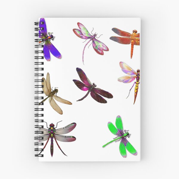 Item preview, colorful Dragon fly sticker collection rainbow designed and sold by WEShop23.