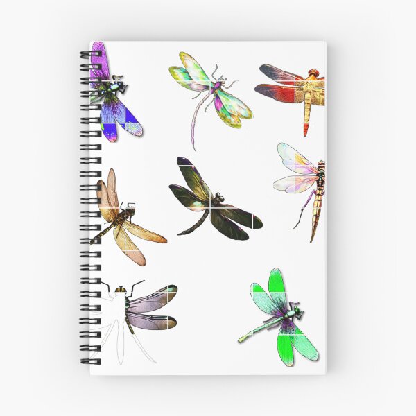 Item preview, grid Dragon fly sticker collection rainbow designed and sold by WEShop23.